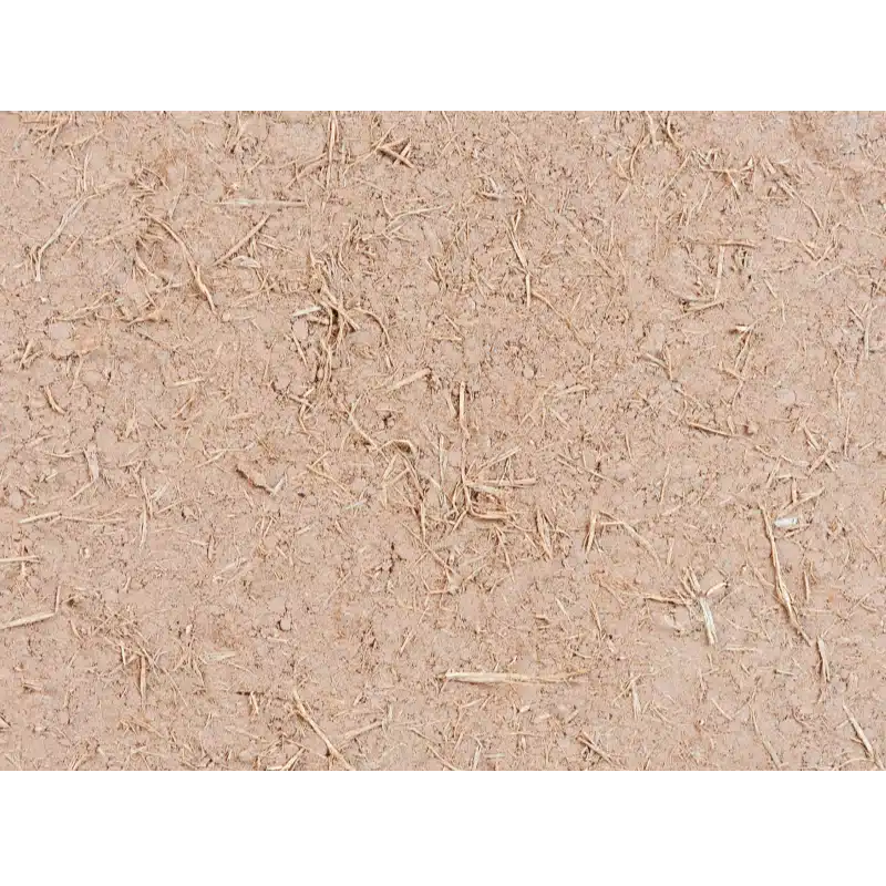 This is a close-up of the surface of the EBB clay board showing the texture. The fibres you can see are the wood fibres mixed with the clay to reinforce the boards.
